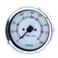 Vdo Cockpit Marine 85MM (3-3/8 Inch) Outboard Tachometer - White Dial/Chrome Bezel 333-15275